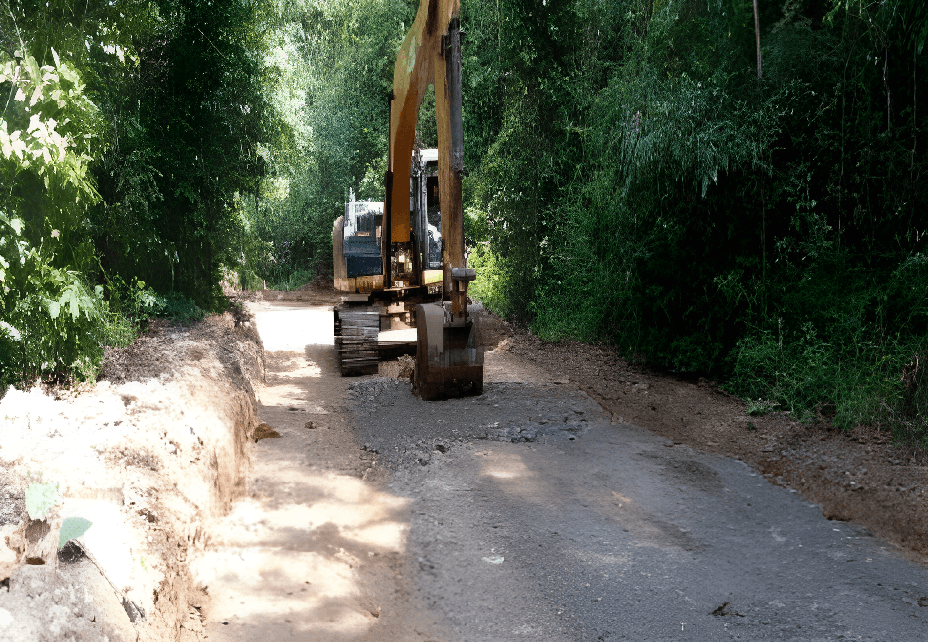 Stockpile & Hauling Road